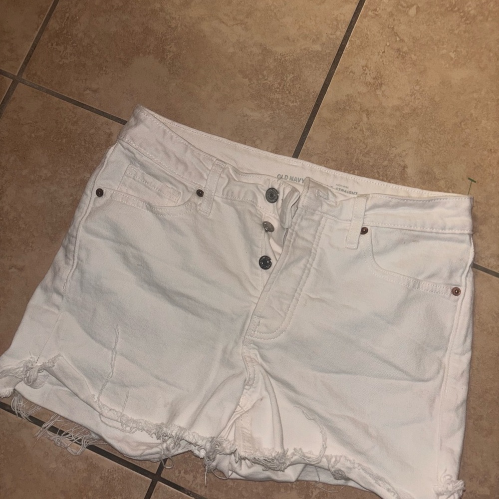 Old Navy Women's Jean Shorts in White